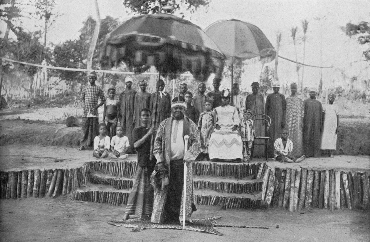 约翰·博科·科汉姆（John Boko Cobham），尼日利亚南部老卡拉巴尔的国王，1912年 作者 哈里·约翰斯顿
