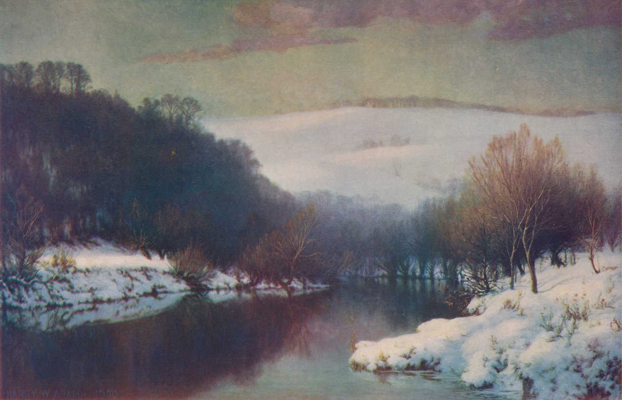 Winters Sleep，1900，c1900 作者 哈里·威廉·亚当斯
