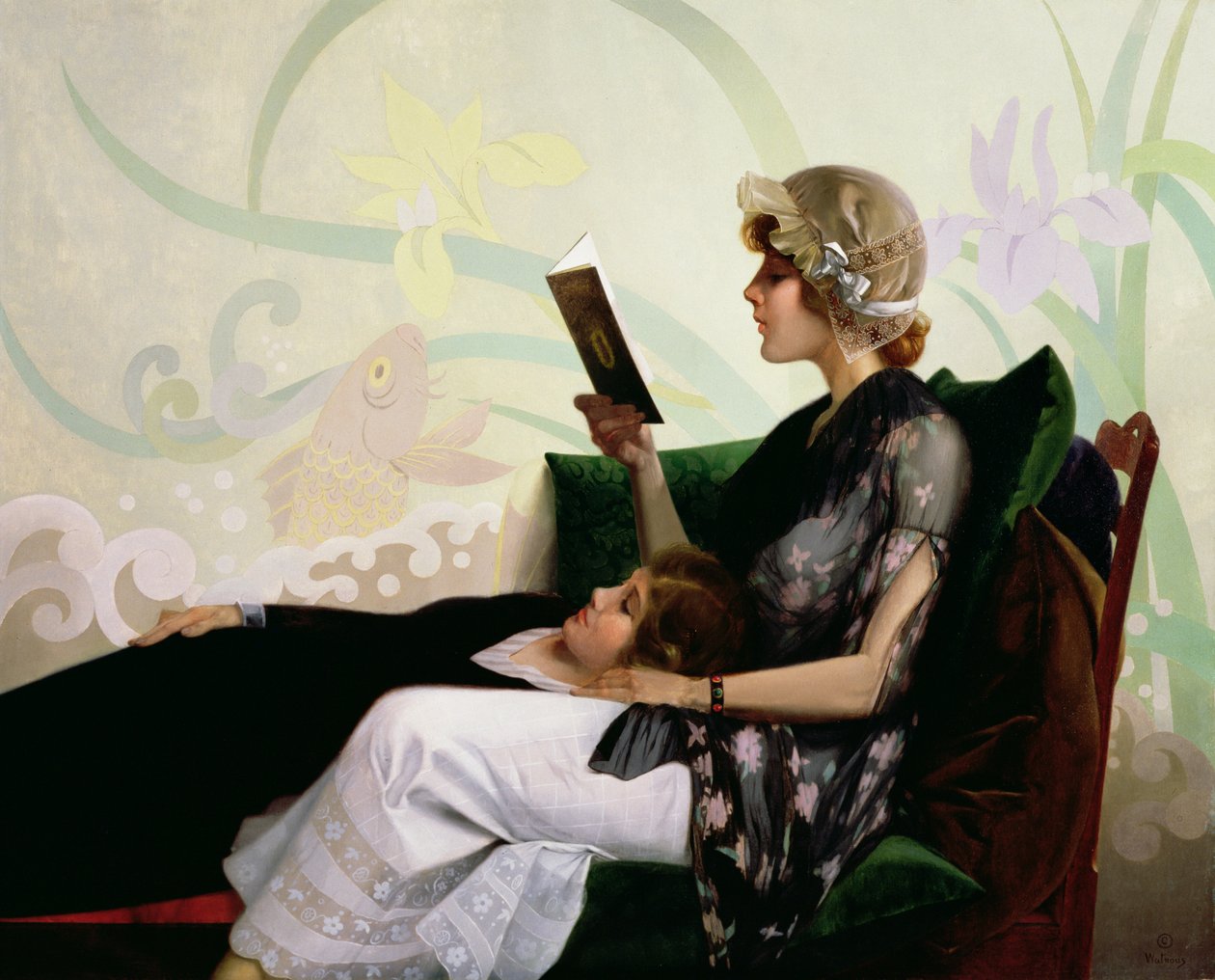 只是一对女孩，1915年 作者 哈里·威尔逊·瓦特鲁斯