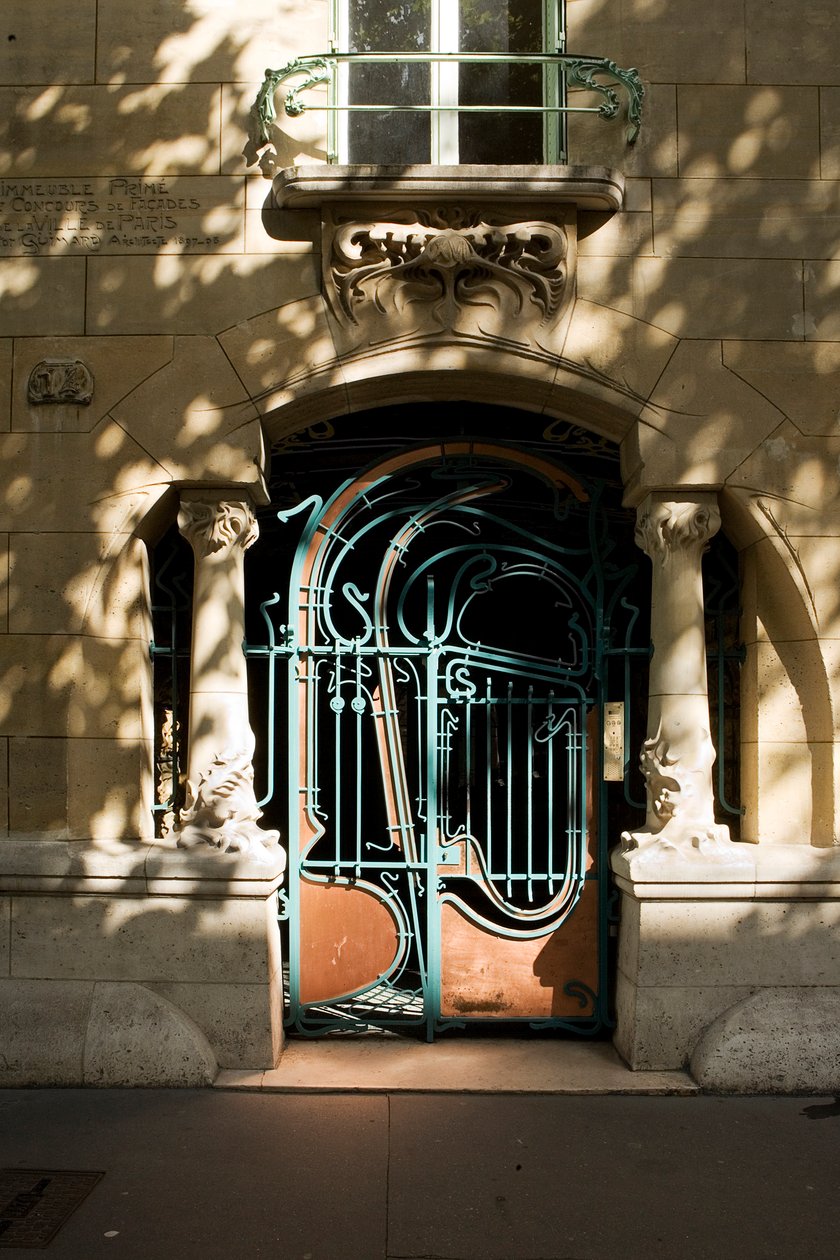 入口到Castel Beranger，1897-98 作者 赫克托·吉马尔（Hector Guimard）