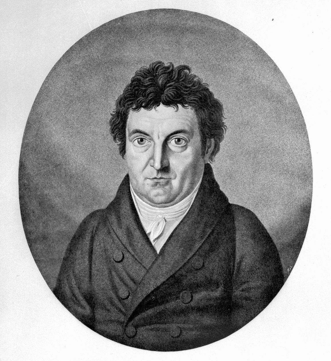 约翰·戈特利布·费希特（Johann Gottlieb Fichte），由约翰·弗里德里希·朱格尔（Johann Friedrich Jugel 作者 海因里希·安东·达林