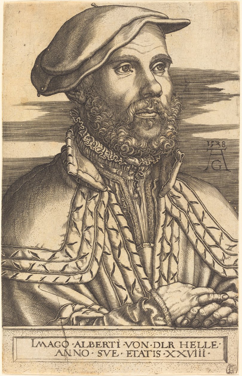 Albert van der Helle 作者 海因里希·阿尔德勒弗（Heinrich Aldegrever）