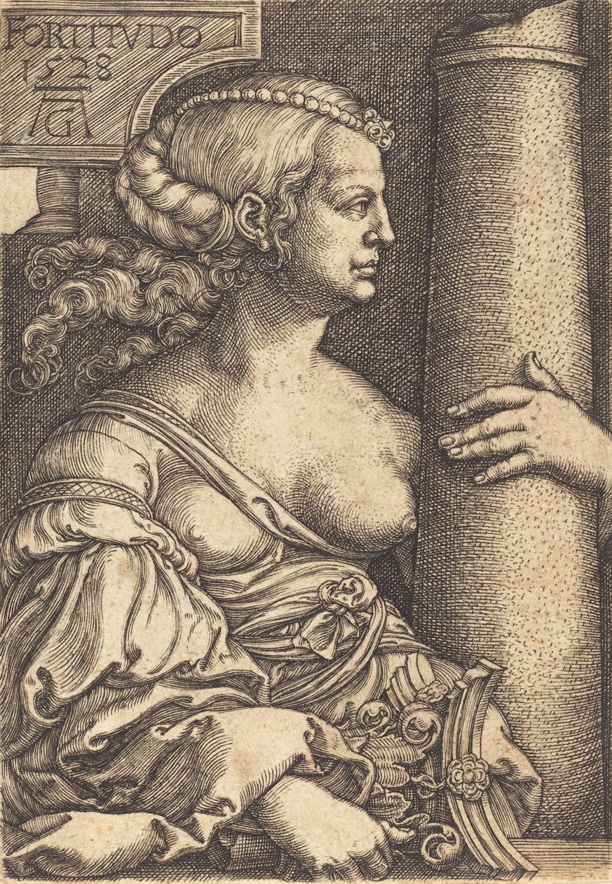 Fortitude, 1528. 作者 海因里希·阿尔德勒弗（Heinrich Aldegrever）