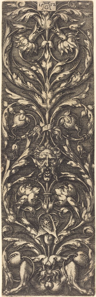 装饰品，1552年。 作者 海因里希·阿尔德勒弗（Heinrich Aldegrever）