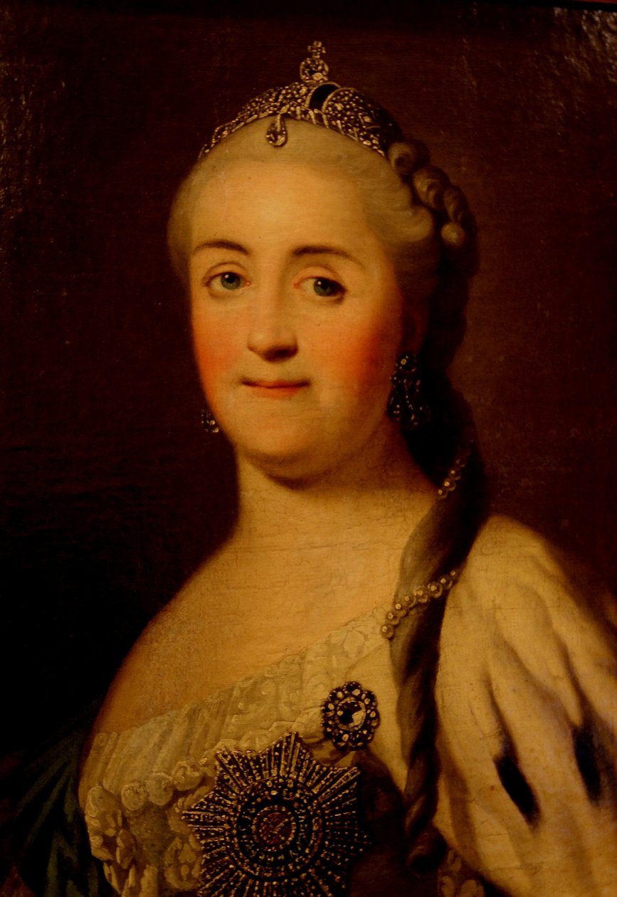 凯瑟琳二世女皇的肖像1729-1796，1770年代 作者 海因里希·布赫霍尔兹（Heinrich Buchholz）