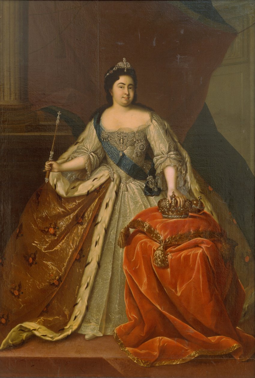 凯瑟琳一世女皇肖像1684-1727 作者 海因里希·布赫霍尔兹（Heinrich Buchholz）