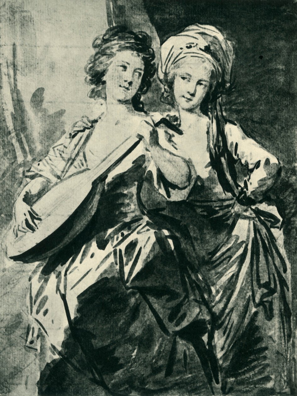 炸薯条伯爵夫人（Fries Countesses），1943年18世纪末至19世纪初。 作者 海因里希·弗里德里希·菲格