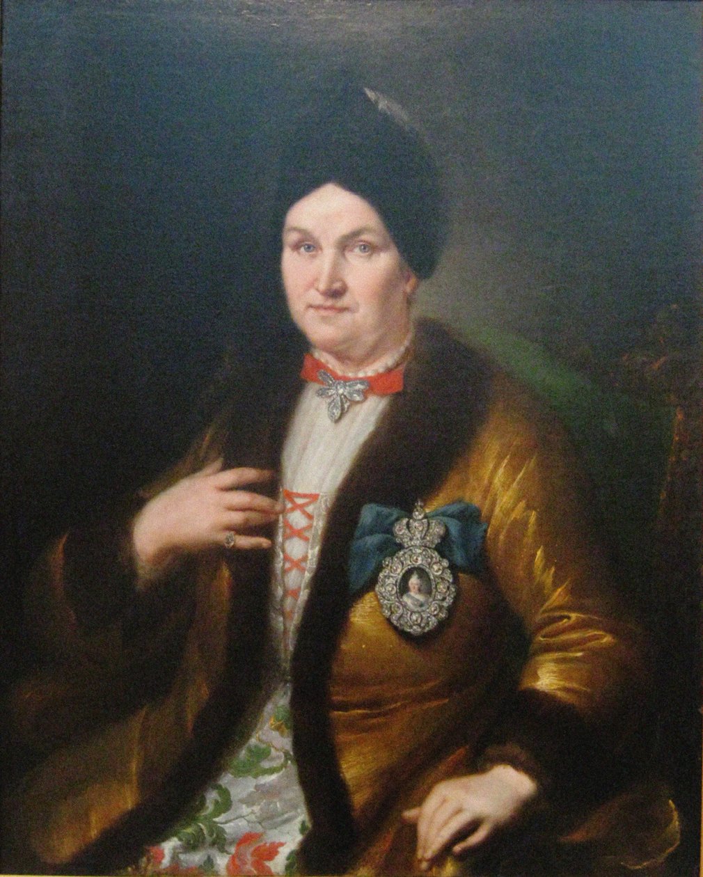 Natalia Demyanovna Razumovskaya, 1746年 作者 海因里希·戈特利布的房子