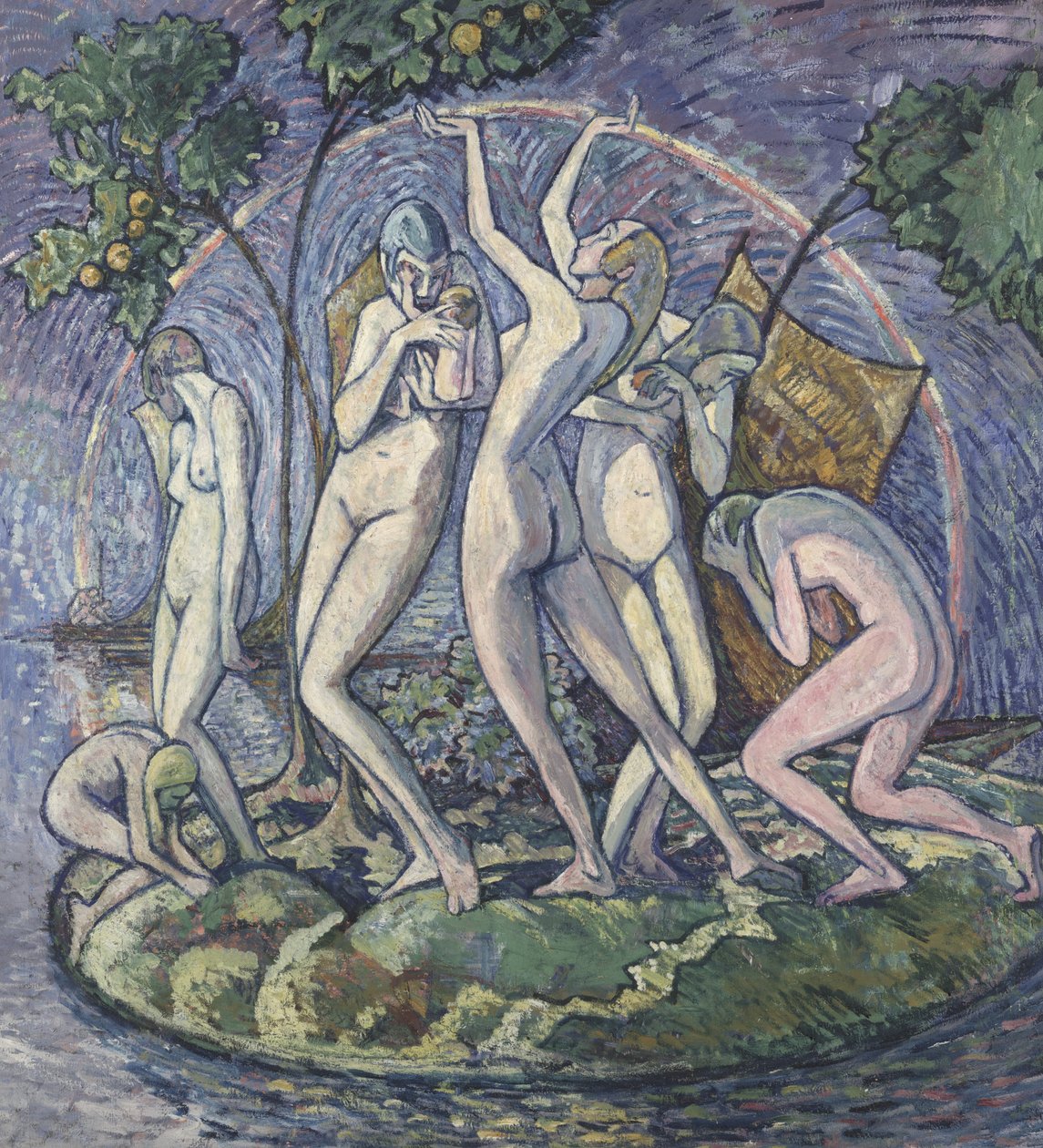和平之岛，c.1918-19 作者 海因里希·沃格勒