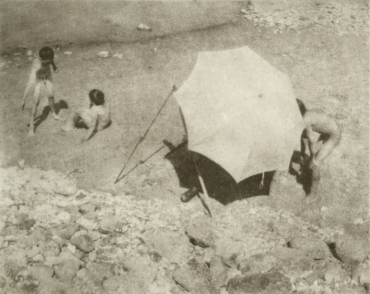 19011年或之前的Der Malschirm II，1911年后印刷（照相凹版印刷） 作者 海因里希·库恩