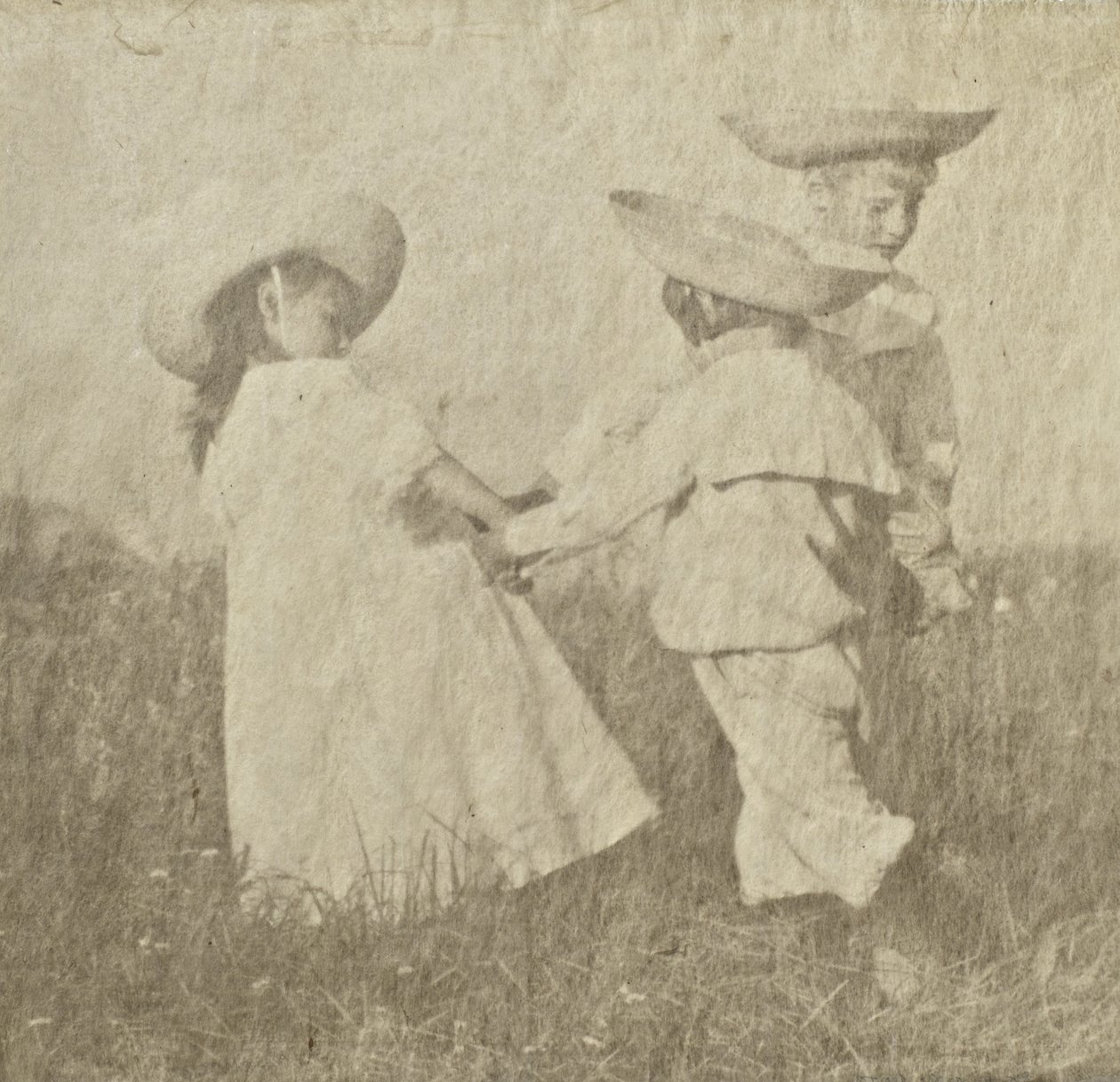 Walther，Edeltrude和HansKühn，c.1905（铂钯印花） 作者 海因里希·库恩