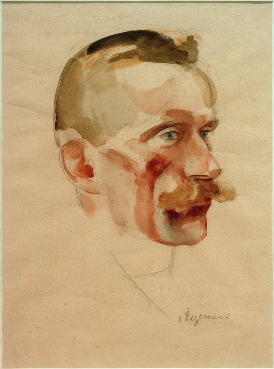 肖像威廉·沃纳（Wilhelm Werner），1926年左右 作者 海因里希·斯蒂格曼