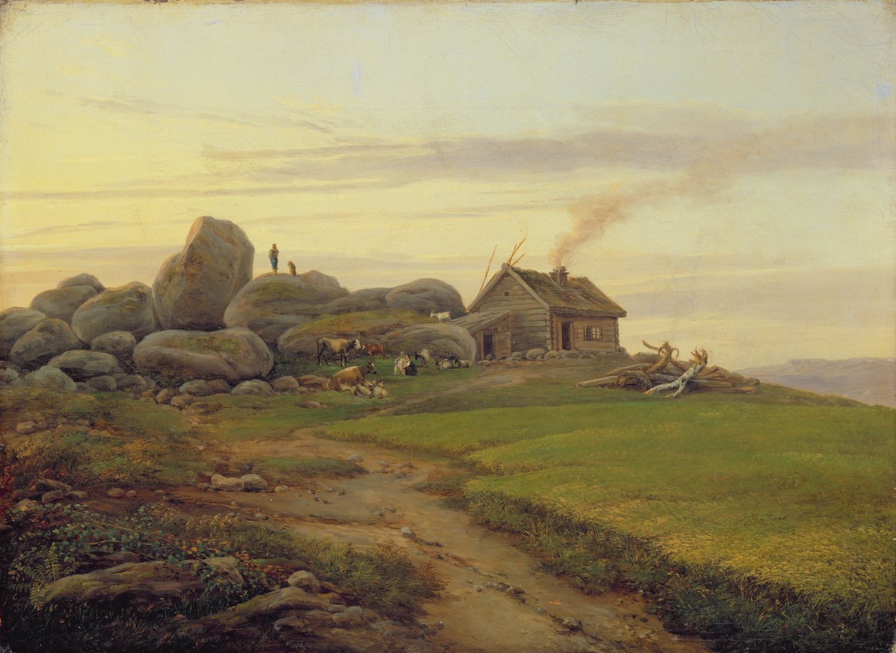 Hill Top，1827 作者 海因里希·斯图尔曼