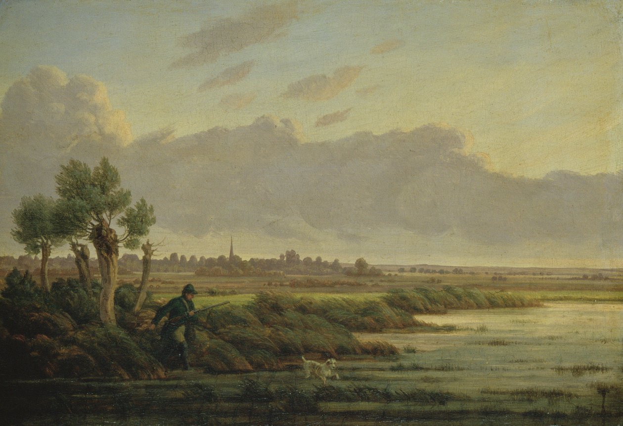 在Winterhude的Alster，1834年 作者 海因里希·斯图尔曼
