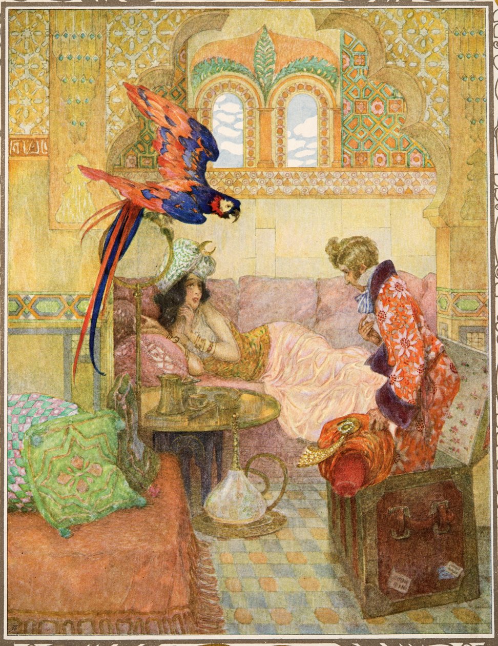 来自Tales的飞行树干由Hans Christian Andersen，酒吧。 1911年 作者 海因里希和城市勒夫勒