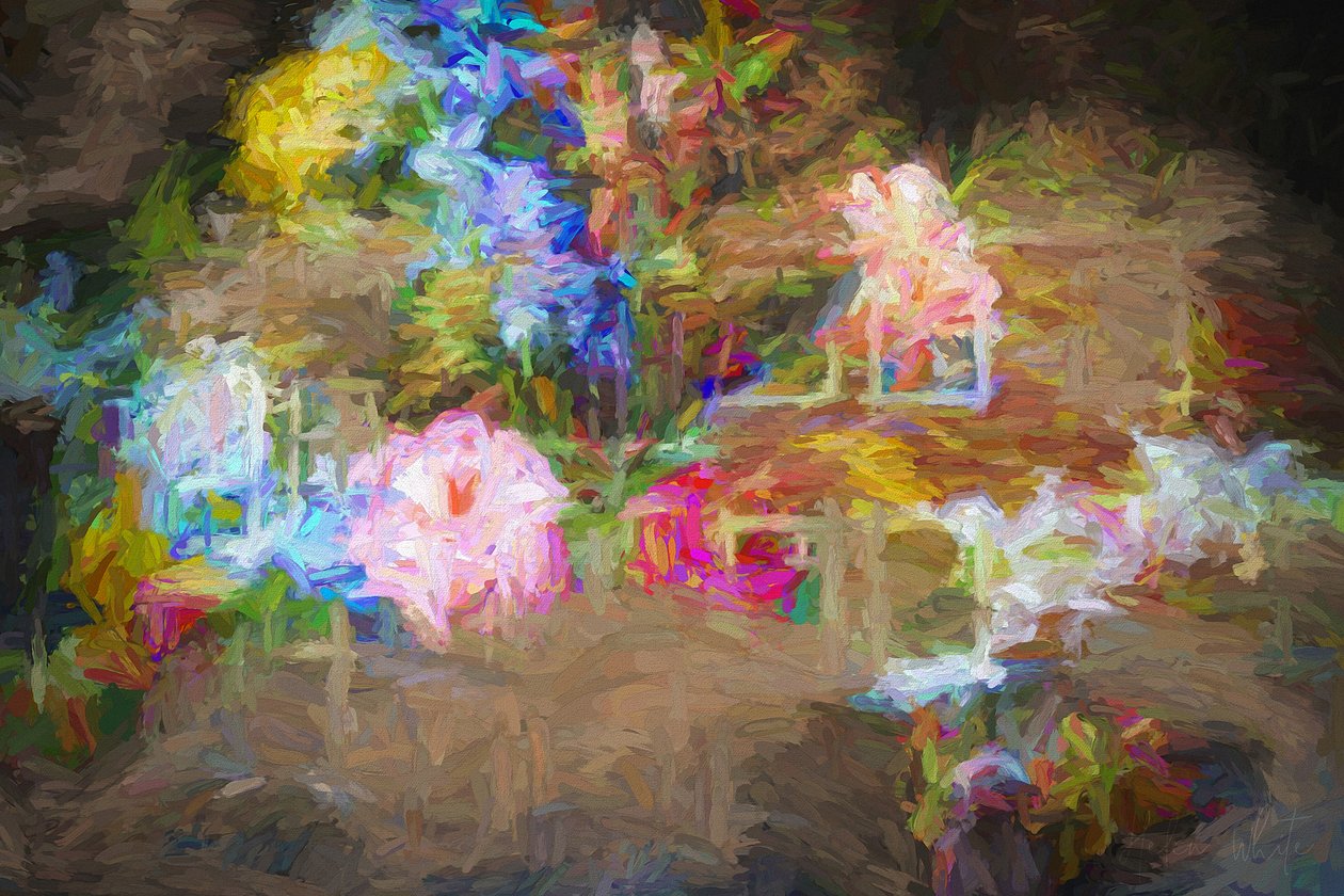 Painterly Posy，2018年， 作者 海伦·怀特