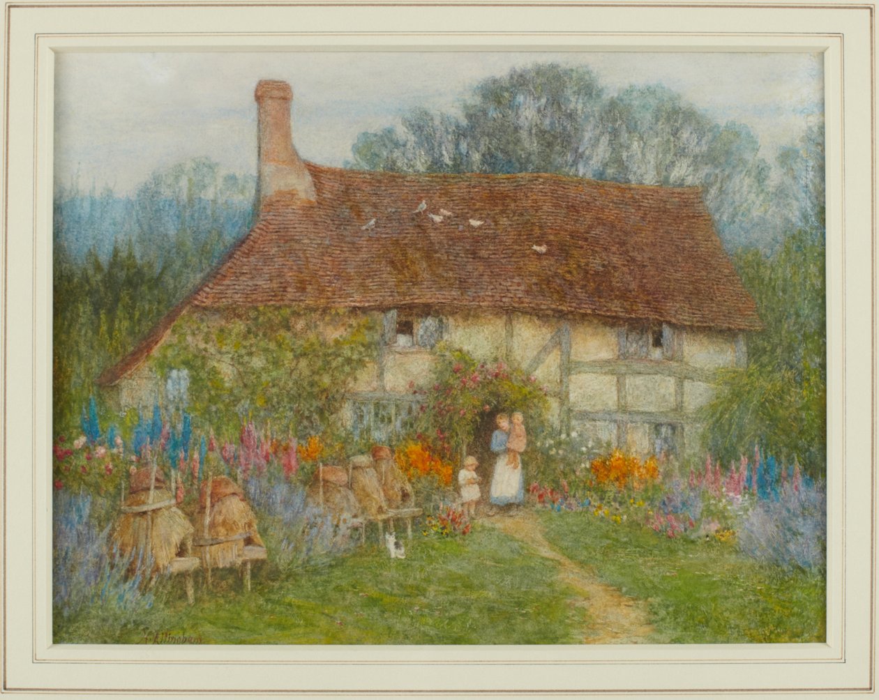 萨里小屋，1880年 作者 海伦阿灵厄姆