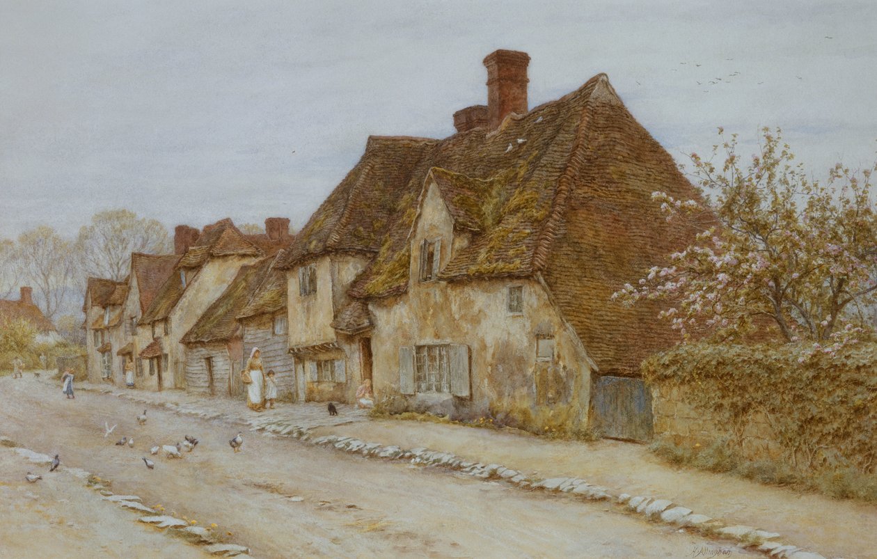 肯特A Village Street 作者 海伦阿灵厄姆