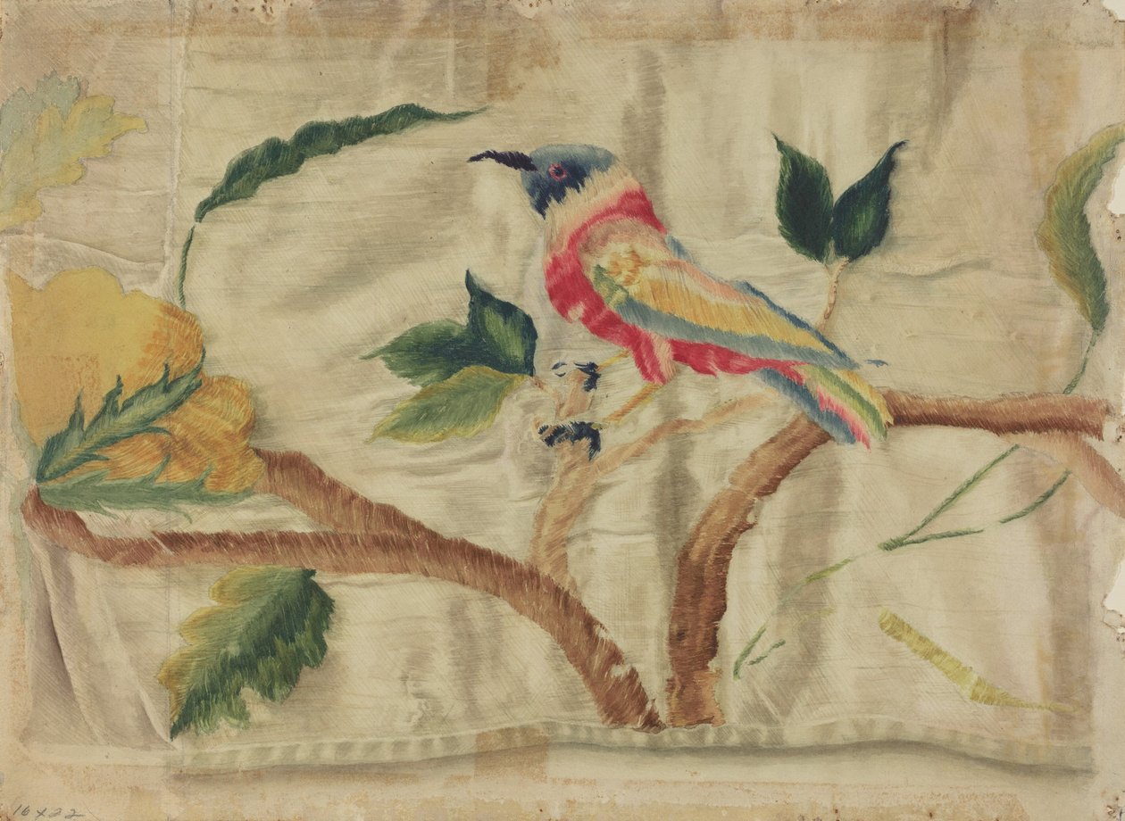 窗帘部分，约1936年。 作者 海伦·E·吉尔曼