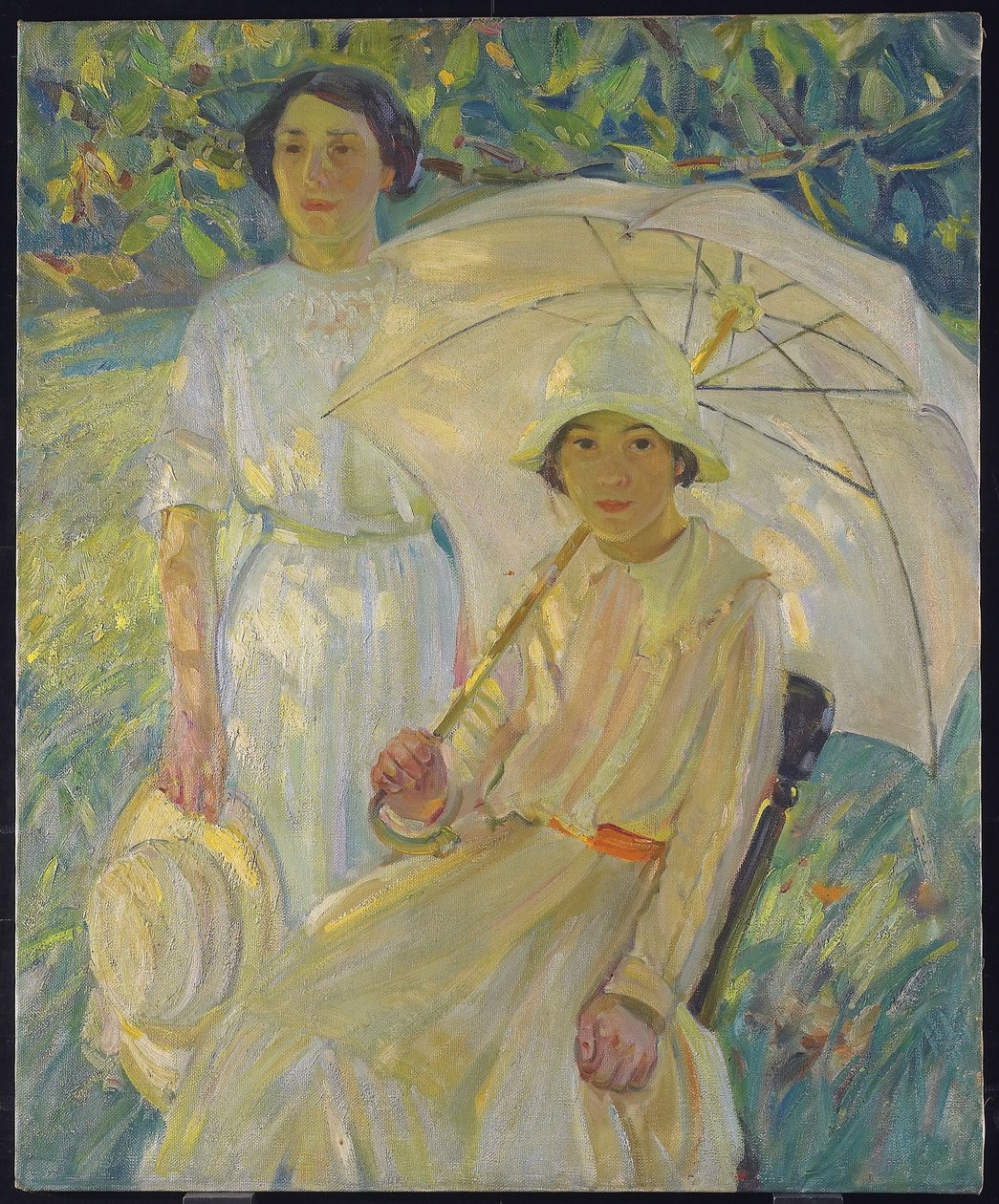 White Sunshade＃2，c.1912 作者 海伦·加洛韦·麦克尼乔尔