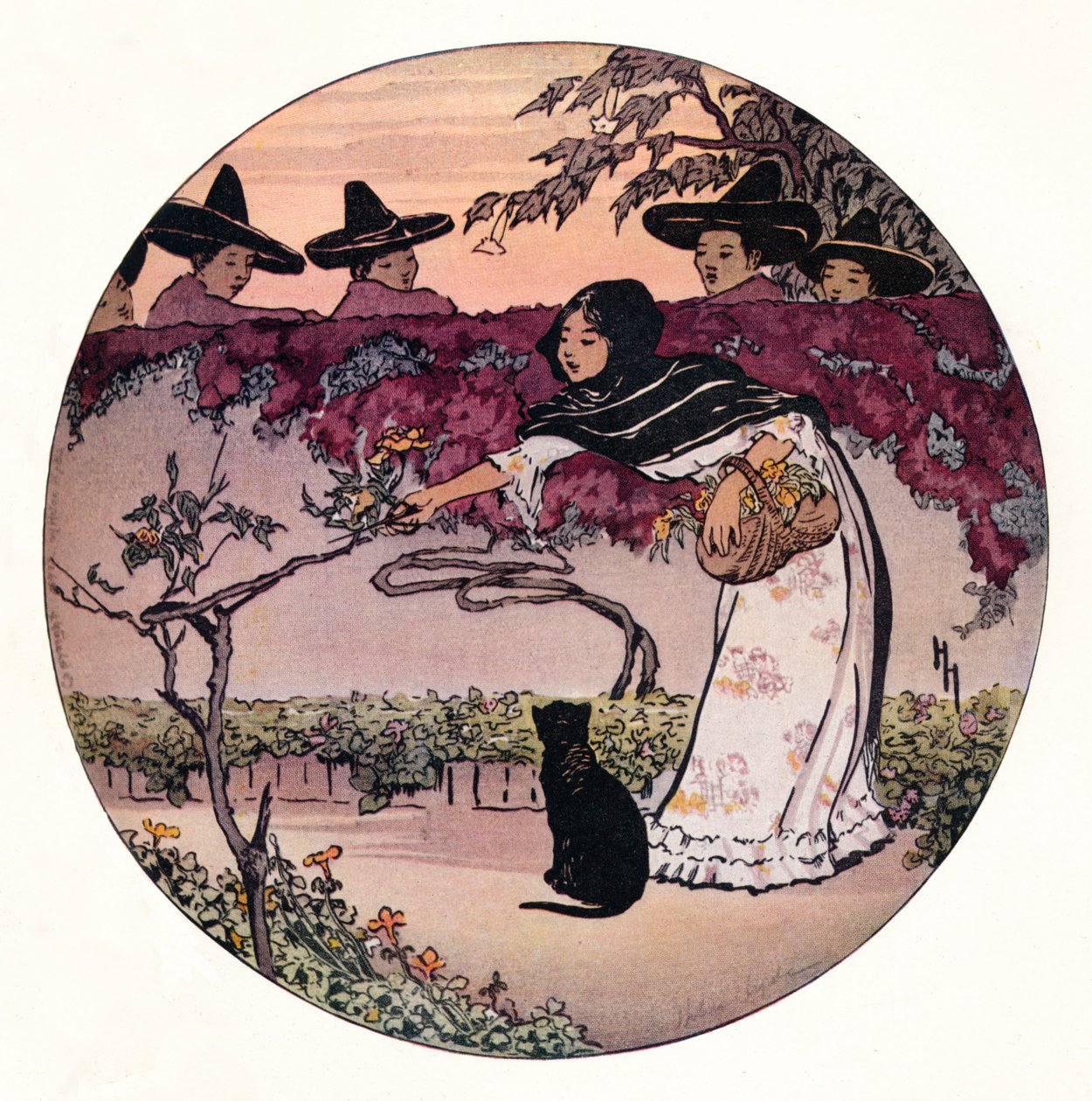 墨西哥风骚，1912年 作者 海伦·海德（Helen Hyde）