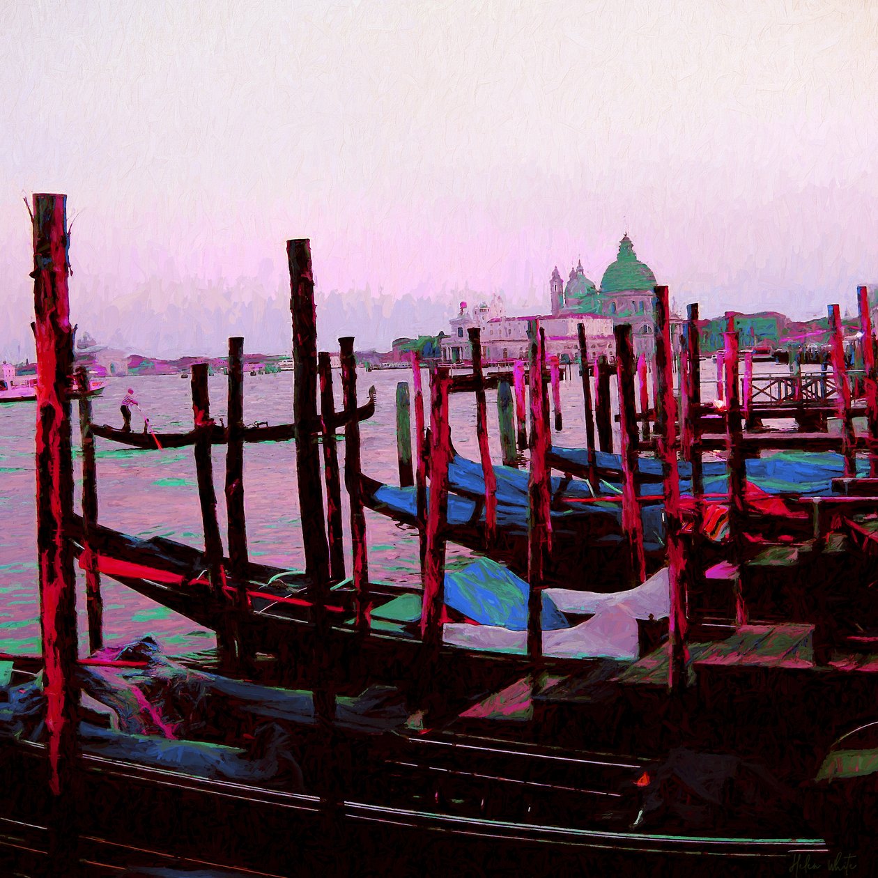 Venetian Sunset, 2018 作者 海伦·怀特