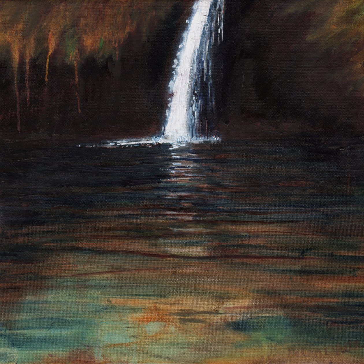 瀑布III，2016， 作者 海伦·怀特