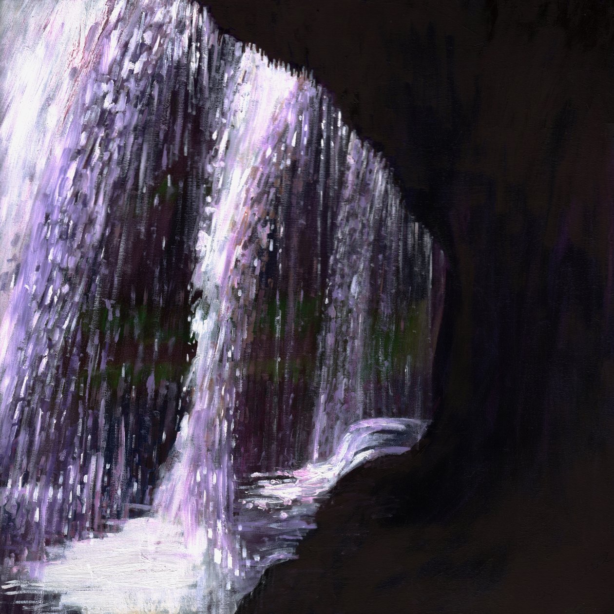 瀑布I，2016， 作者 海伦·怀特