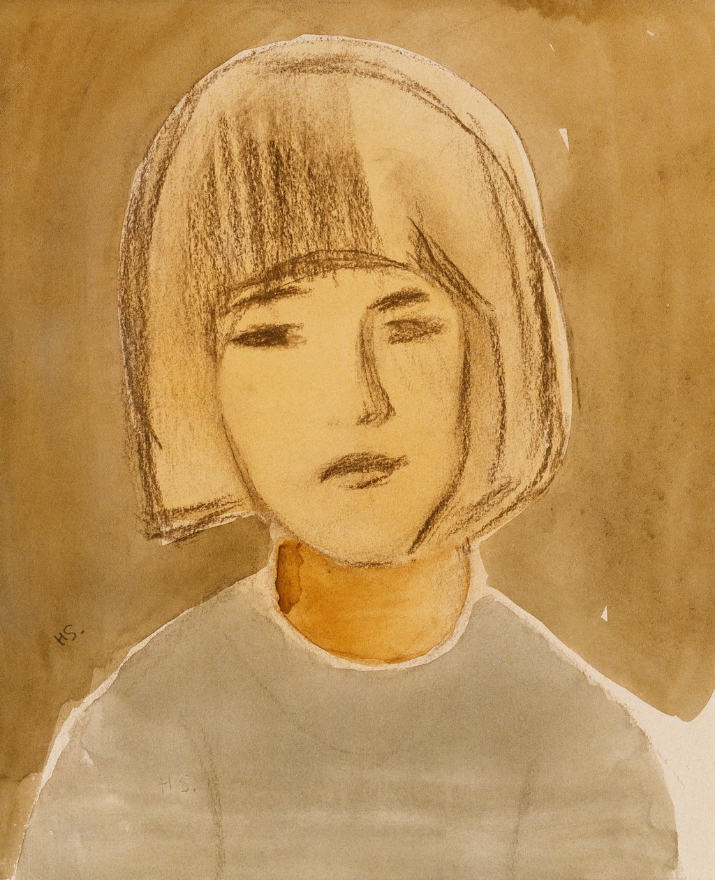 一个女孩的肖像 作者 海伦·谢尔夫贝克
