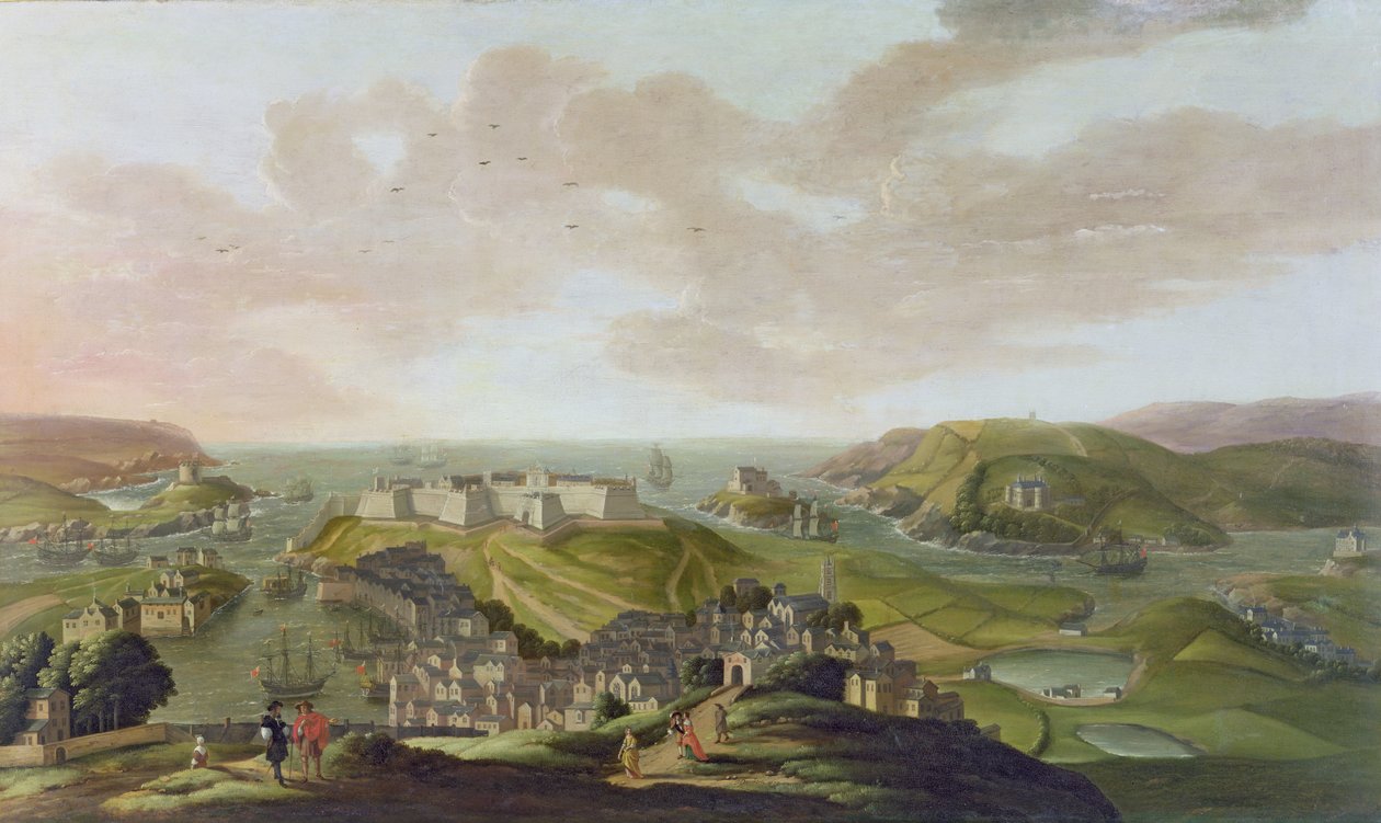 普利茅斯，1673年 作者 亨德里克·丹克特斯