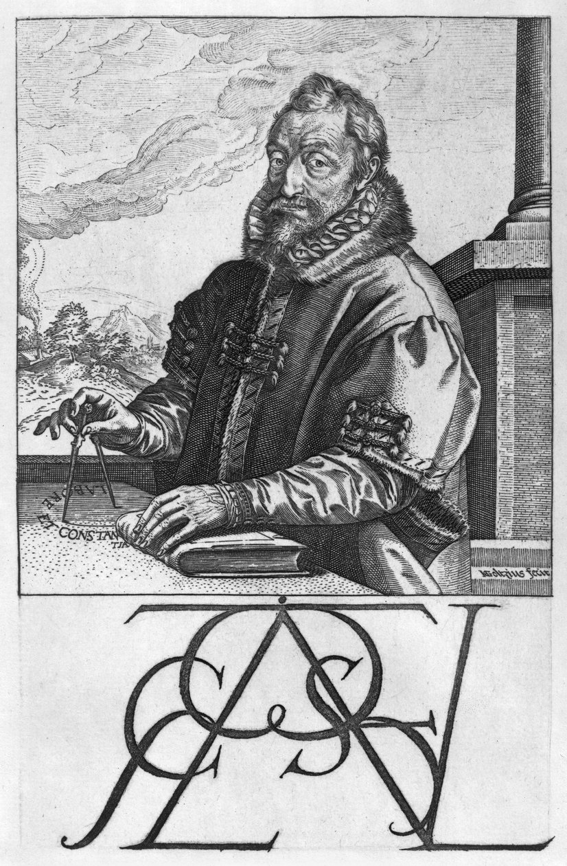 Christophe Plantin（c.1520-89） 作者 亨德里克·古尔齐乌斯（Hendrik Goltzius）