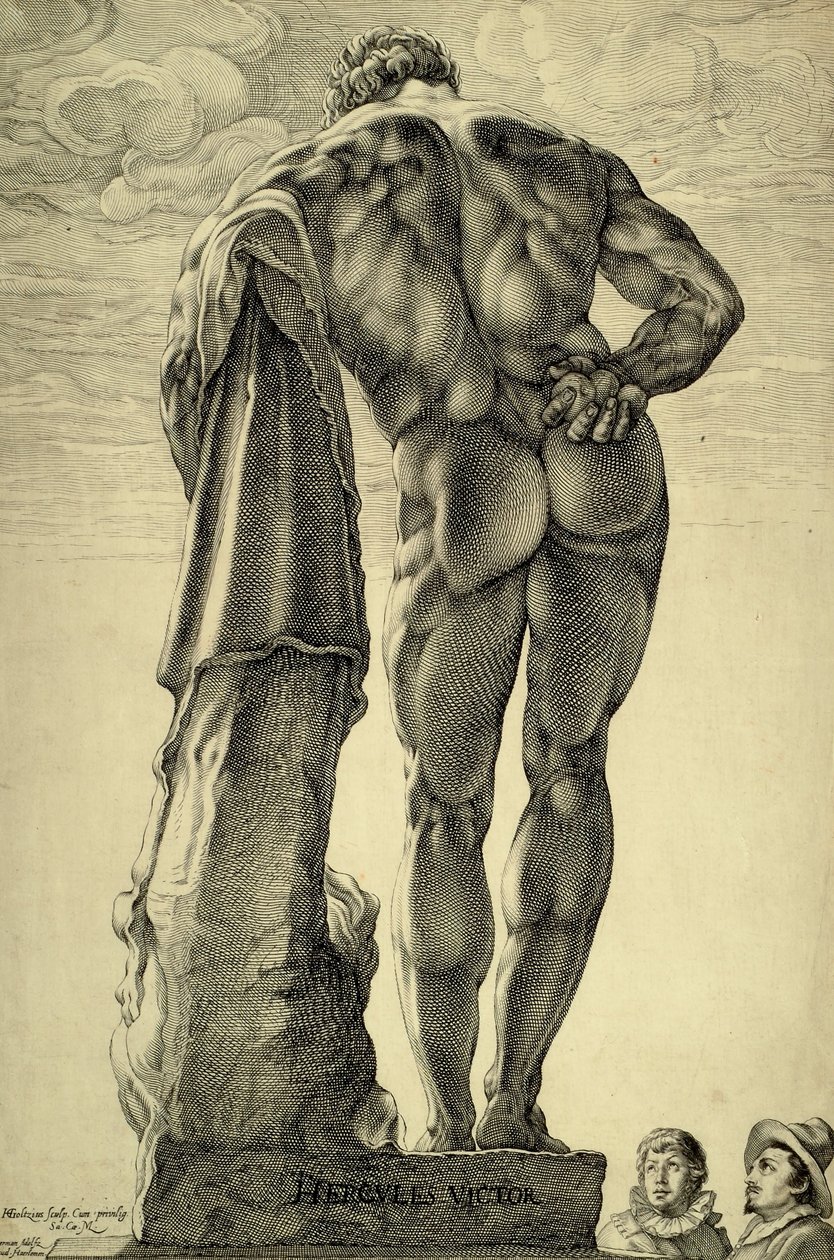 Farnese Hercules 作者 亨德里克·古尔齐乌斯（Hendrik Goltzius）