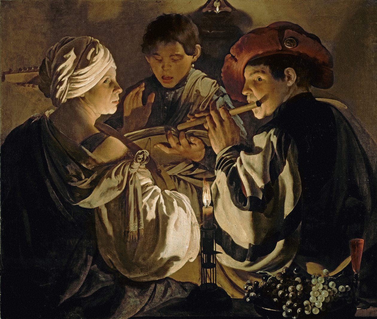 音乐会，c.1626 作者 亨德里克·布鲁格