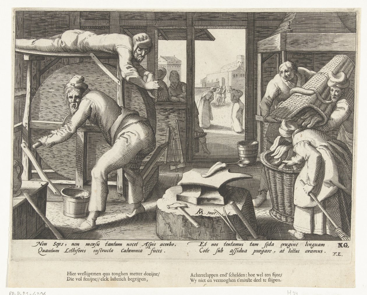 磨舌器 作者 Hendrick Goltzius（归属于工作室）