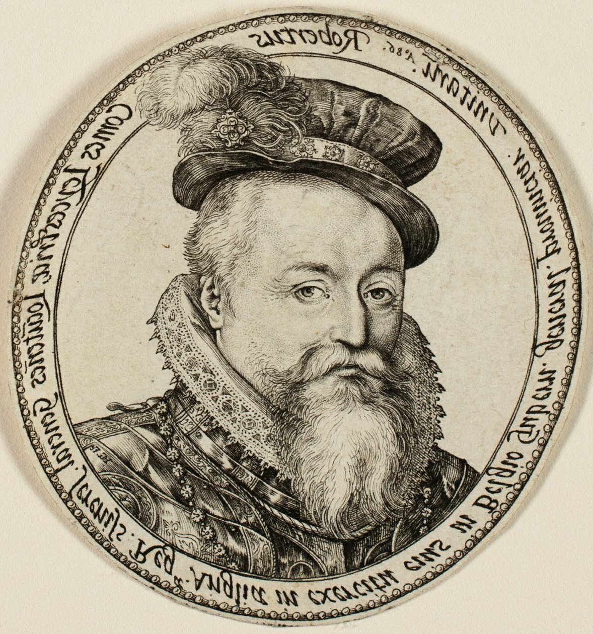 莱斯特伯爵罗伯特-达德利（1532-1588 年），英国贵族，1585-1587 年联合省总督 作者 亨德里克·戈尔齐乌斯