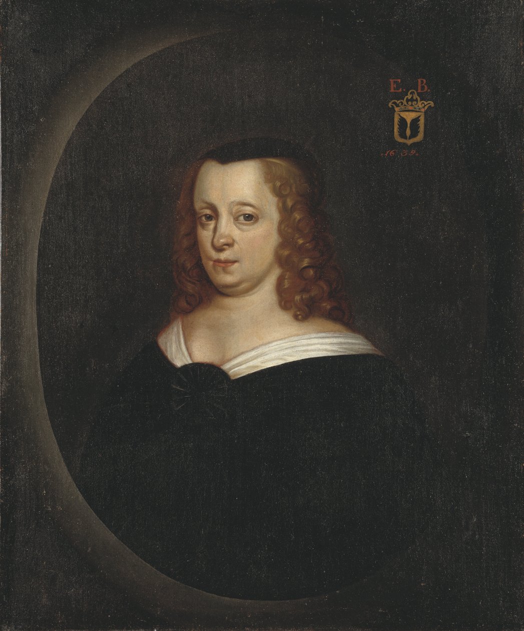 伯爵夫人埃伯·布拉赫伯爵夫人，瑞典妓女，瑞典国王古斯塔夫·阿道夫最爱-埃伯·布拉赫画像 作者 亨德里克·曼尼希霍芬