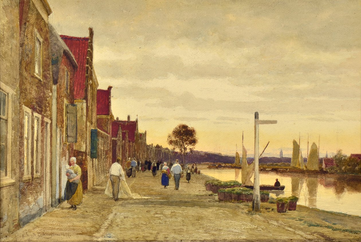 Dutch Landscape 作者 亨德里克·范·德·桑德·巴休森