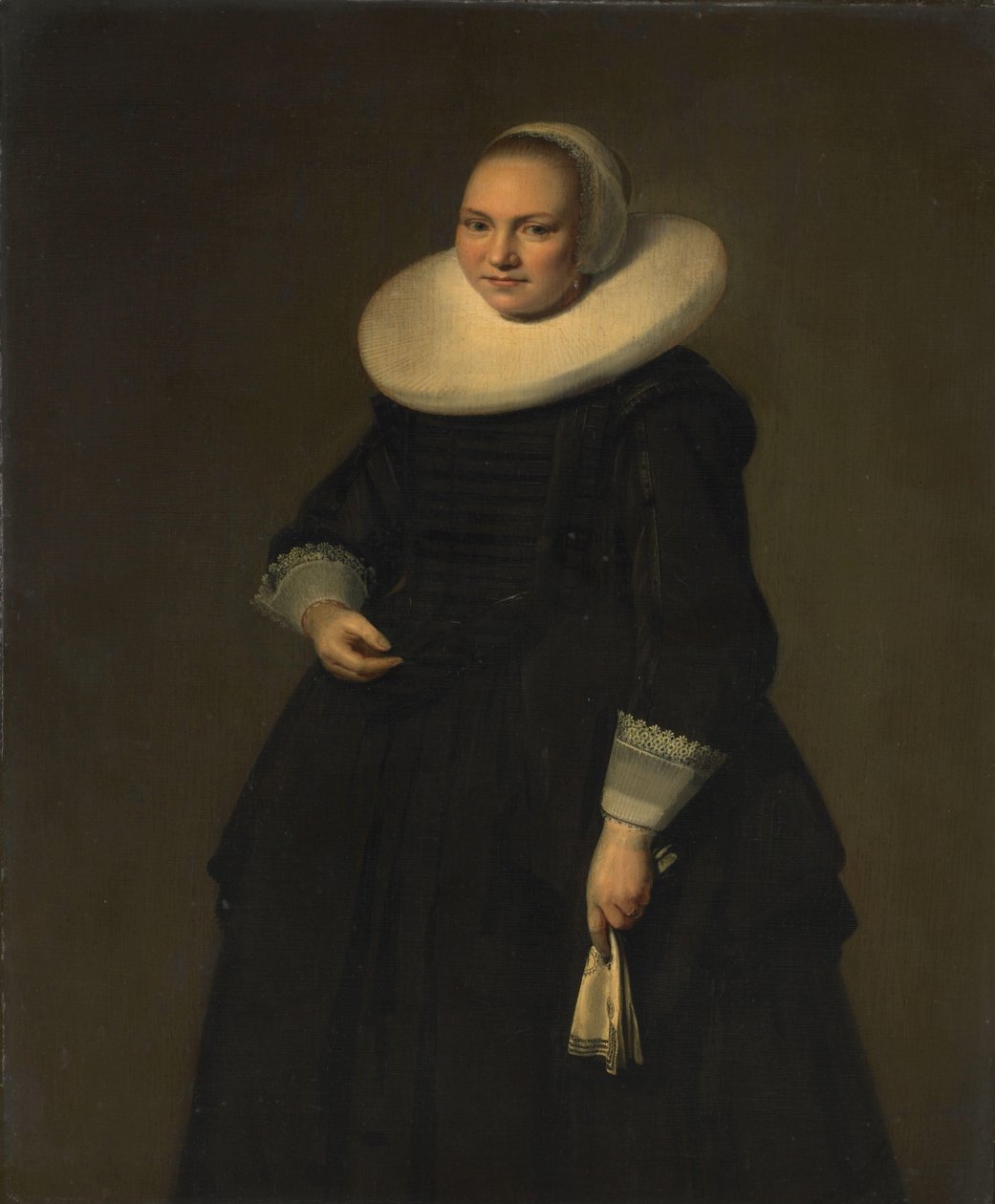 一个女人的肖像 作者 Hendrik Gerritsz Pot（归属于）