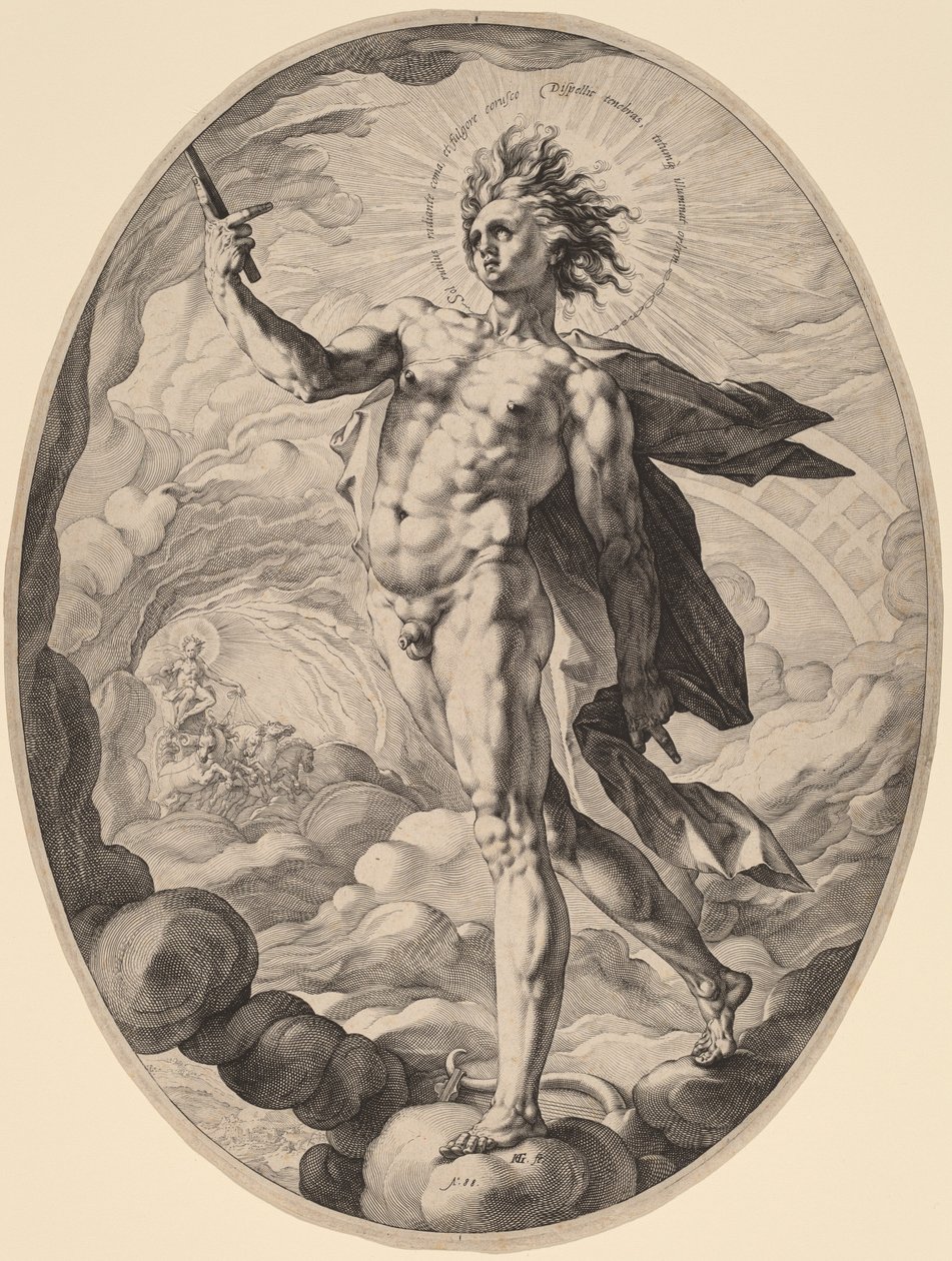 阿波罗 作者 亨德里克·古尔齐乌斯（Hendrik Goltzius）