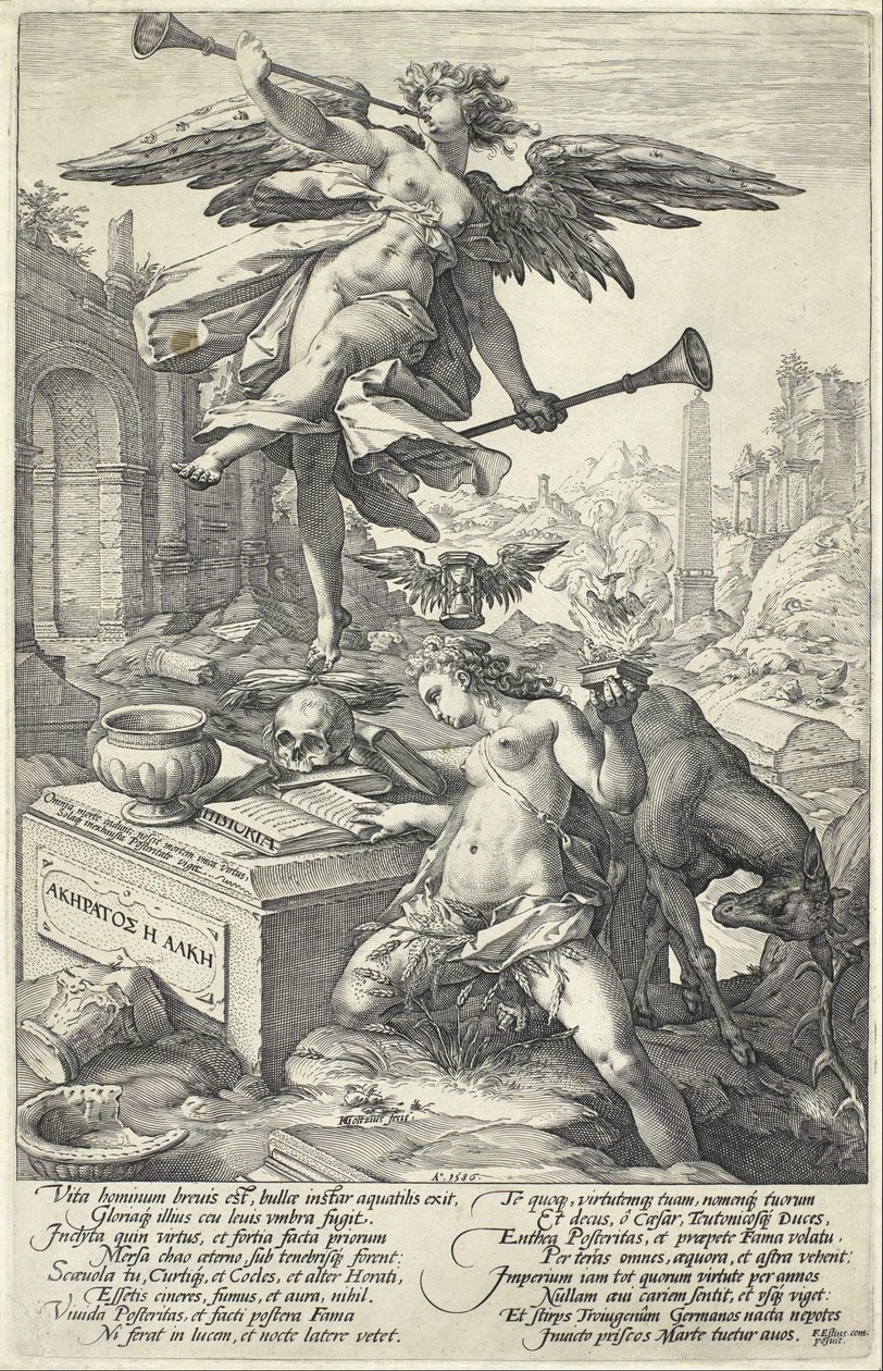 成名与历史 作者 亨德里克·古尔齐乌斯（Hendrik Goltzius）