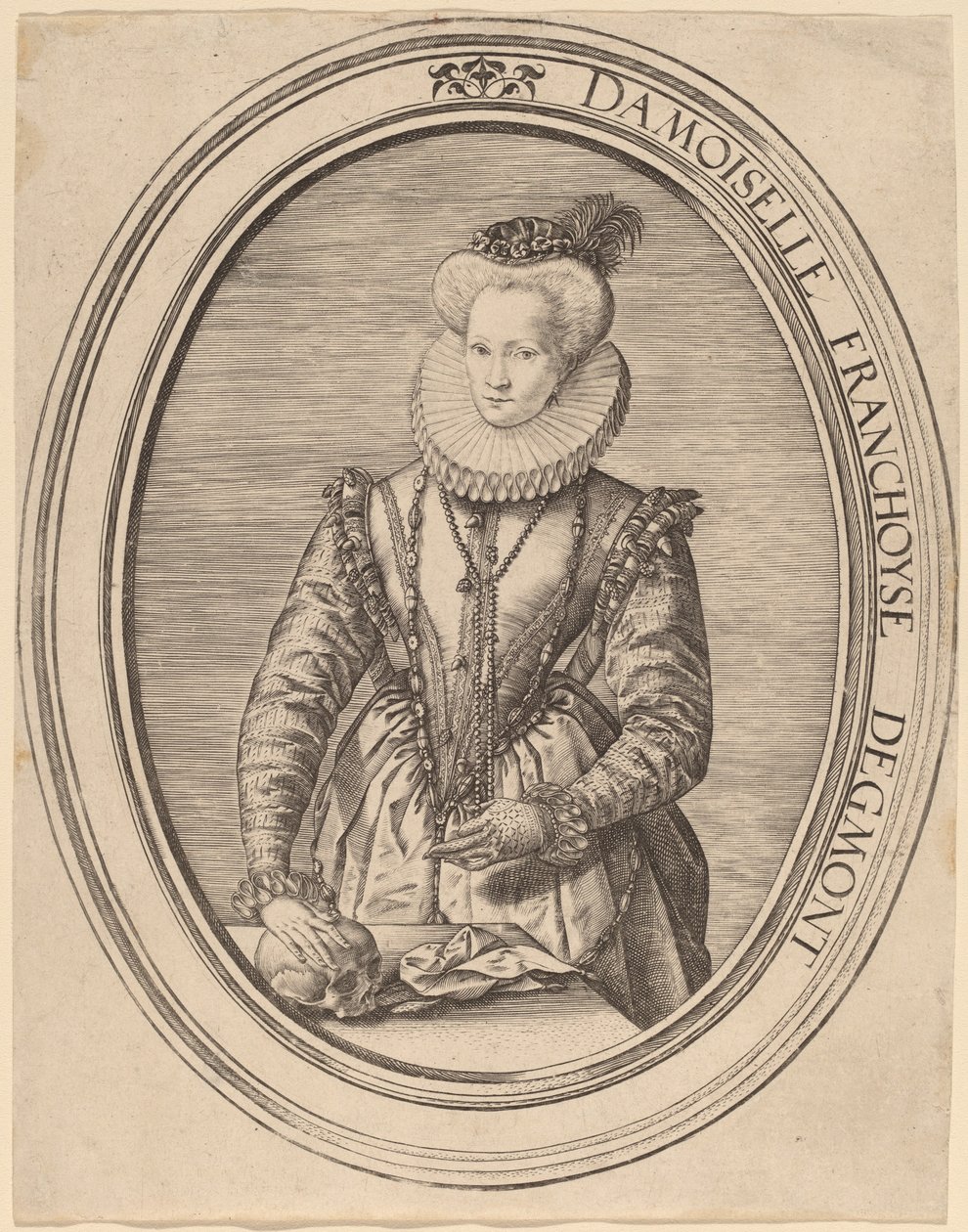 Françoise van Egmond 作者 亨德里克·古尔齐乌斯（Hendrik Goltzius）