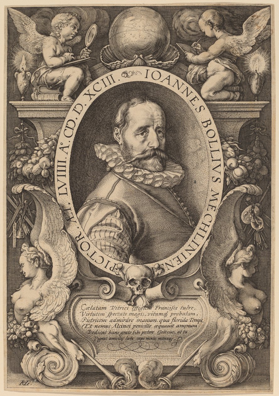 汉斯-博尔 作者 亨德里克·古尔齐乌斯（Hendrik Goltzius）