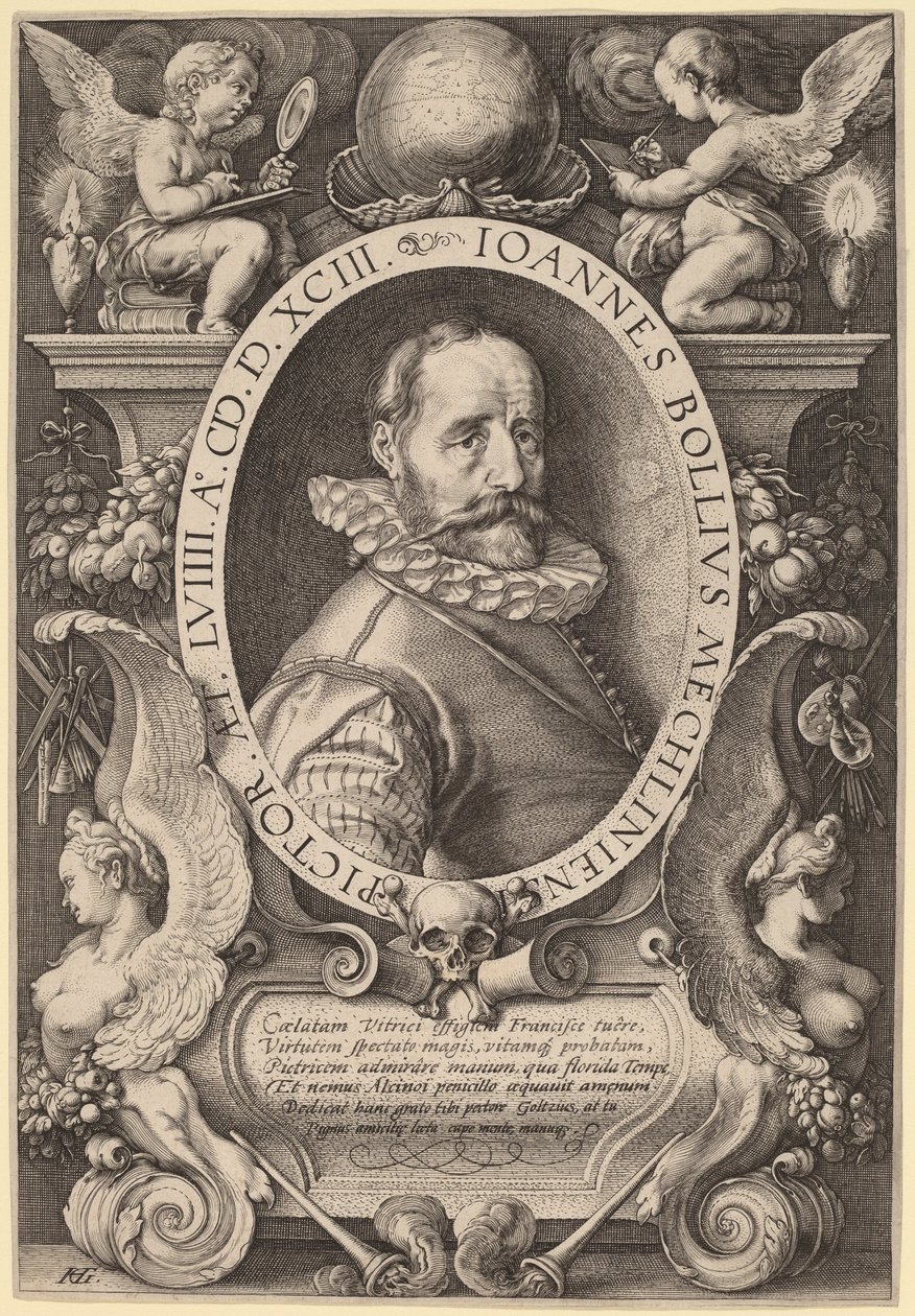 汉斯-博尔 作者 亨德里克·古尔齐乌斯（Hendrik Goltzius）