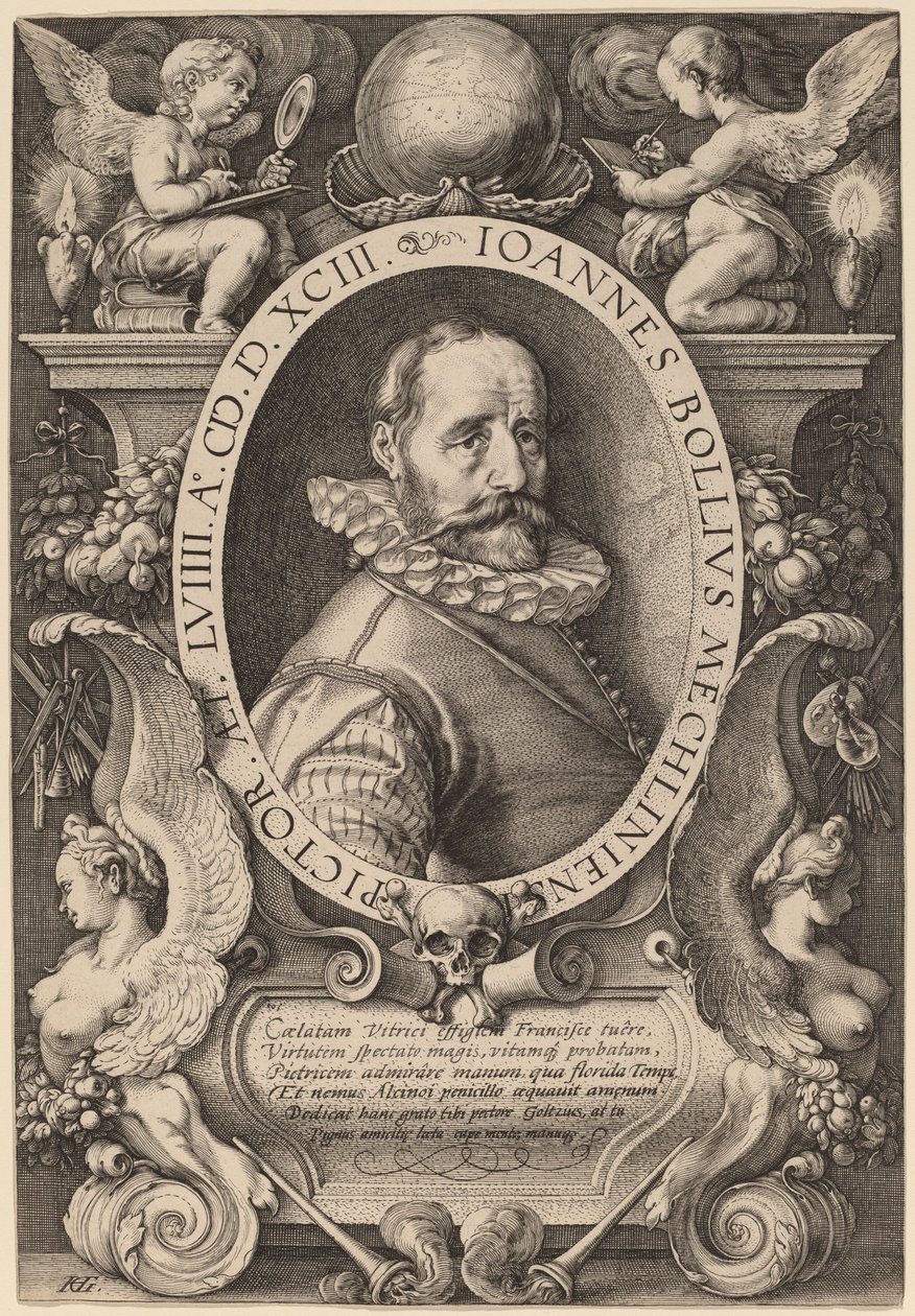 汉斯-波尔 作者 亨德里克·古尔齐乌斯（Hendrik Goltzius）