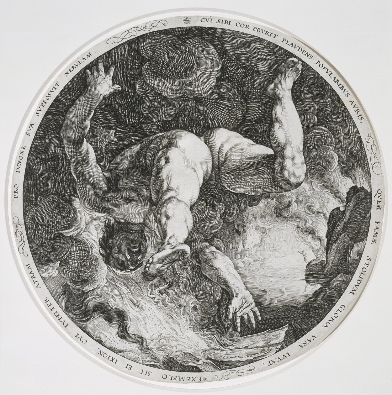 Ixion，1588 作者 亨德里克·古尔齐乌斯（Hendrik Goltzius）