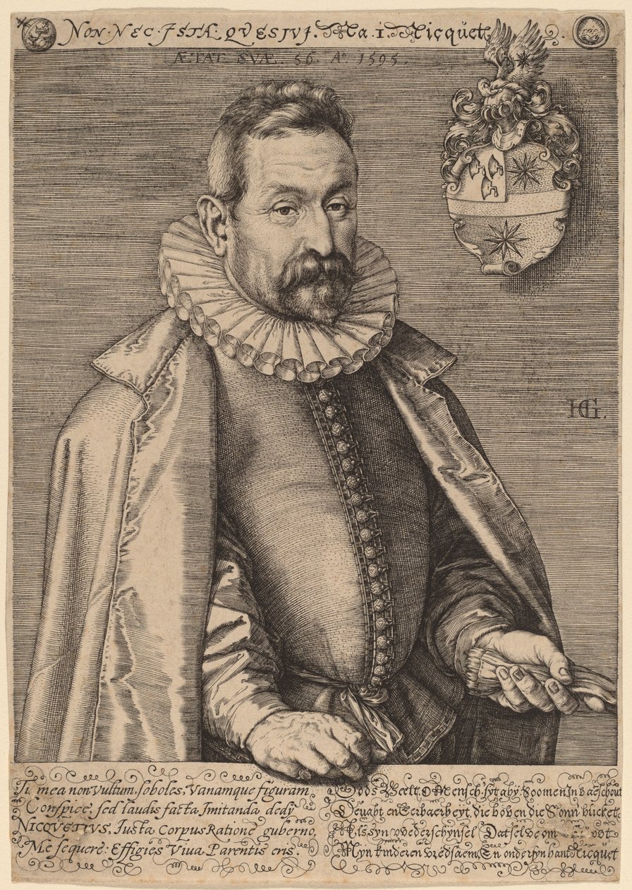 Jan Nicquet 作者 亨德里克·古尔齐乌斯（Hendrik Goltzius）