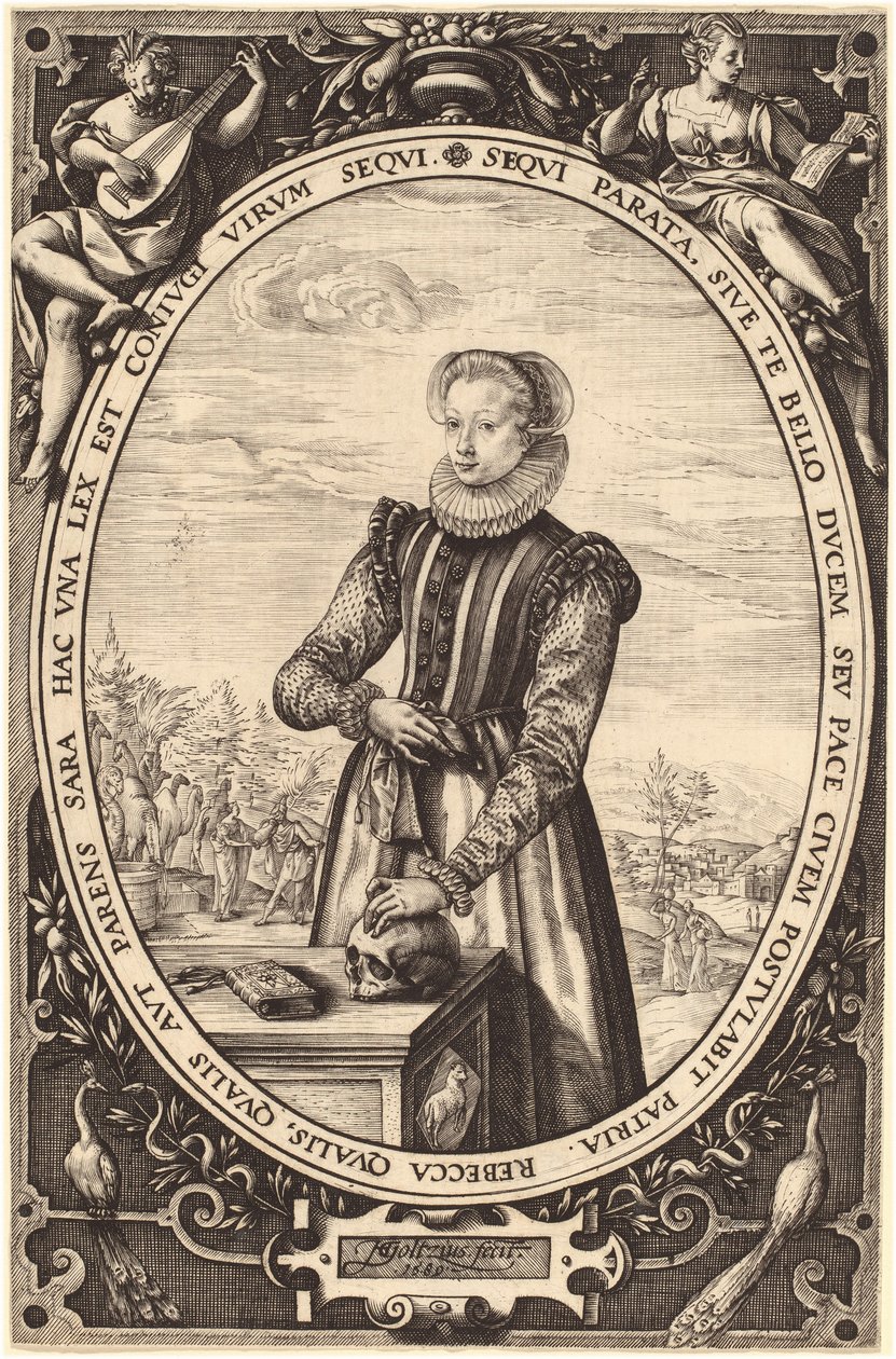 Josina Hamels 作者 亨德里克·古尔齐乌斯（Hendrik Goltzius）