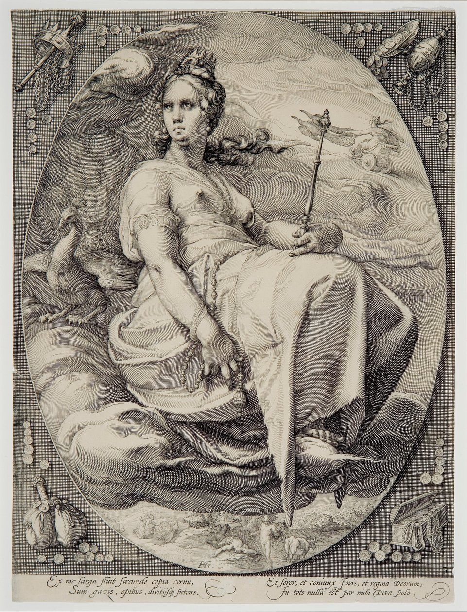 朱诺 作者 亨德里克·古尔齐乌斯（Hendrik Goltzius）