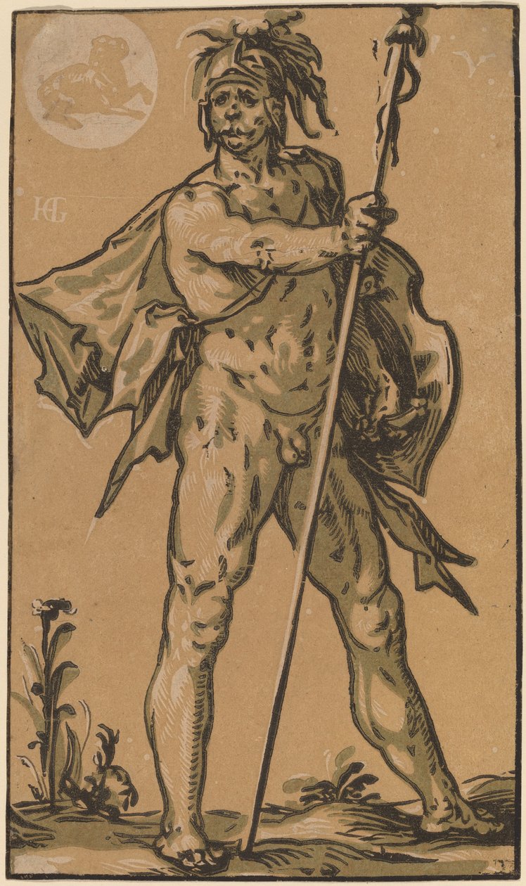 火星 作者 亨德里克·古尔齐乌斯（Hendrik Goltzius）