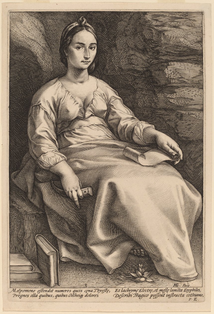 姆尔波米尼(Melpomene) 作者 亨德里克·古尔齐乌斯（Hendrik Goltzius）